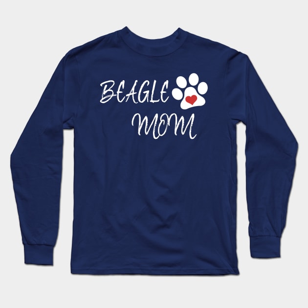 beagle mom Long Sleeve T-Shirt by zeevana